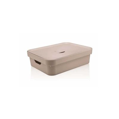 Caixa-organizadora-Cube-16L-grande-com-tampa-baixa-bege-OU-888849085