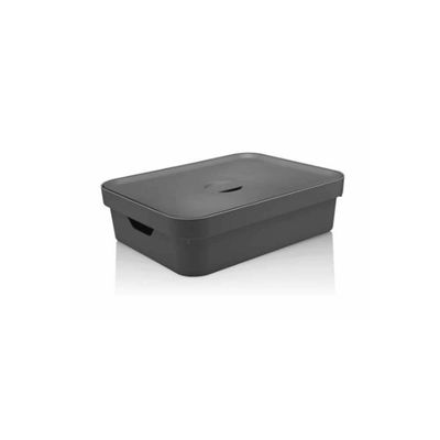 Caixa-organizadora-Cube-16L-grande-baixa-com-tampa-chumbo-OU-888849087