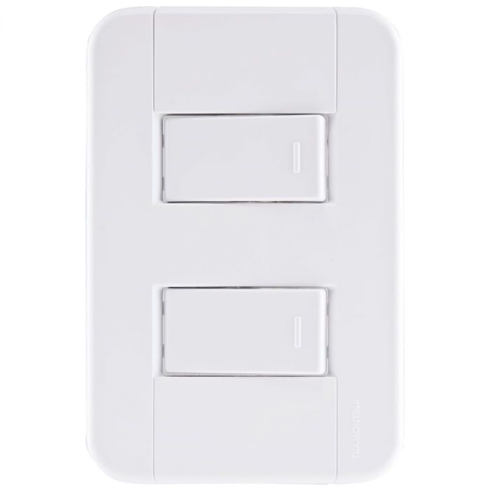 Conjunto 2 Interruptor Simples 10A/250V Tramontina
