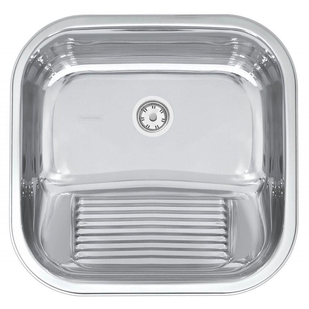 Tanque de Encaixe em Aço Inox Polido 40X40cm Tramontina
