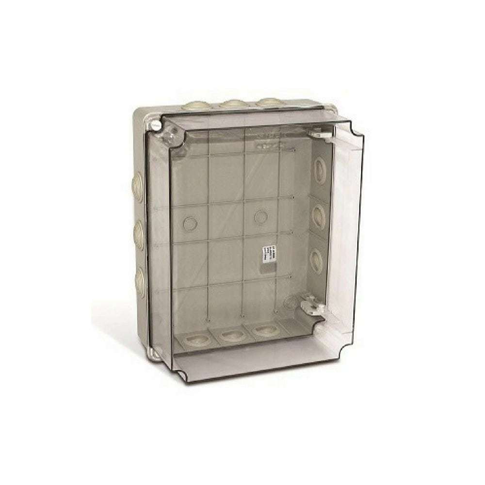 Caixa de passagem cega 17x14,5cm 1/4" transparente Steck