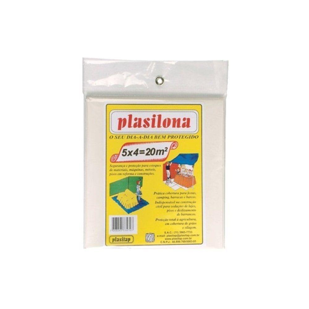 Lona plástica 5 x 4 m transparente Plasitap