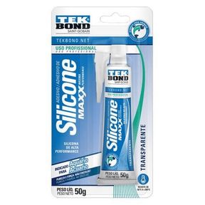 Adesivo Silicone Transparente Acético - 50g - TekBond - Adesivo Silicone  Transparente Acético - 50g - TekBond - TEKBOND