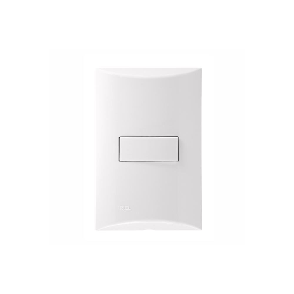 Interruptor 1 Seccao Simples 10A 551001 Brava branco Iriel
