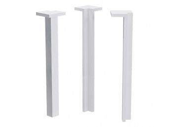 Terminal para Canto Interno 4 Unidades Branco Santaluz