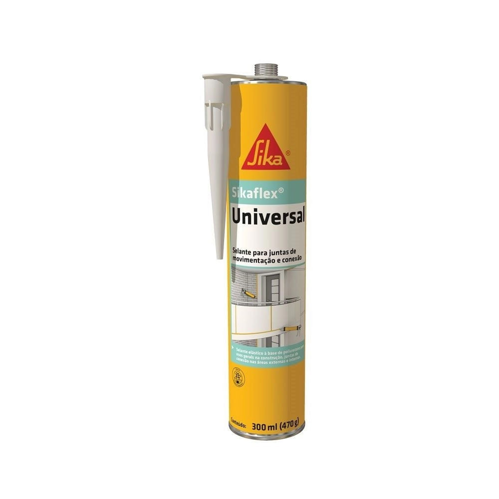 Selante Elástico Sikaflex Universal 300ml Cinza Sika