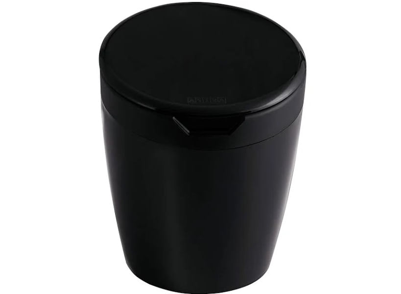 Cesto multiuso com tampa 2,7L polipropileno preto Astra