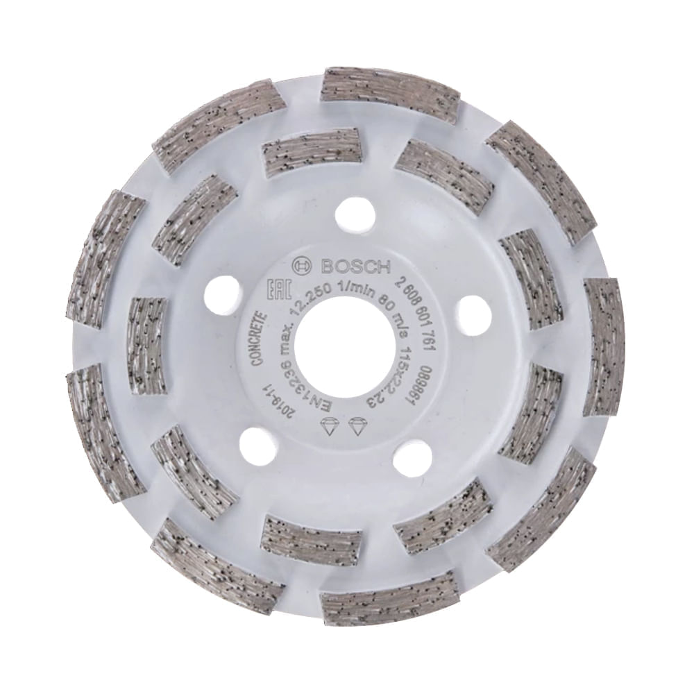 Disco Prato Diamantado 115mm Bosch 2 608 601 761 Segmentado para Concreto