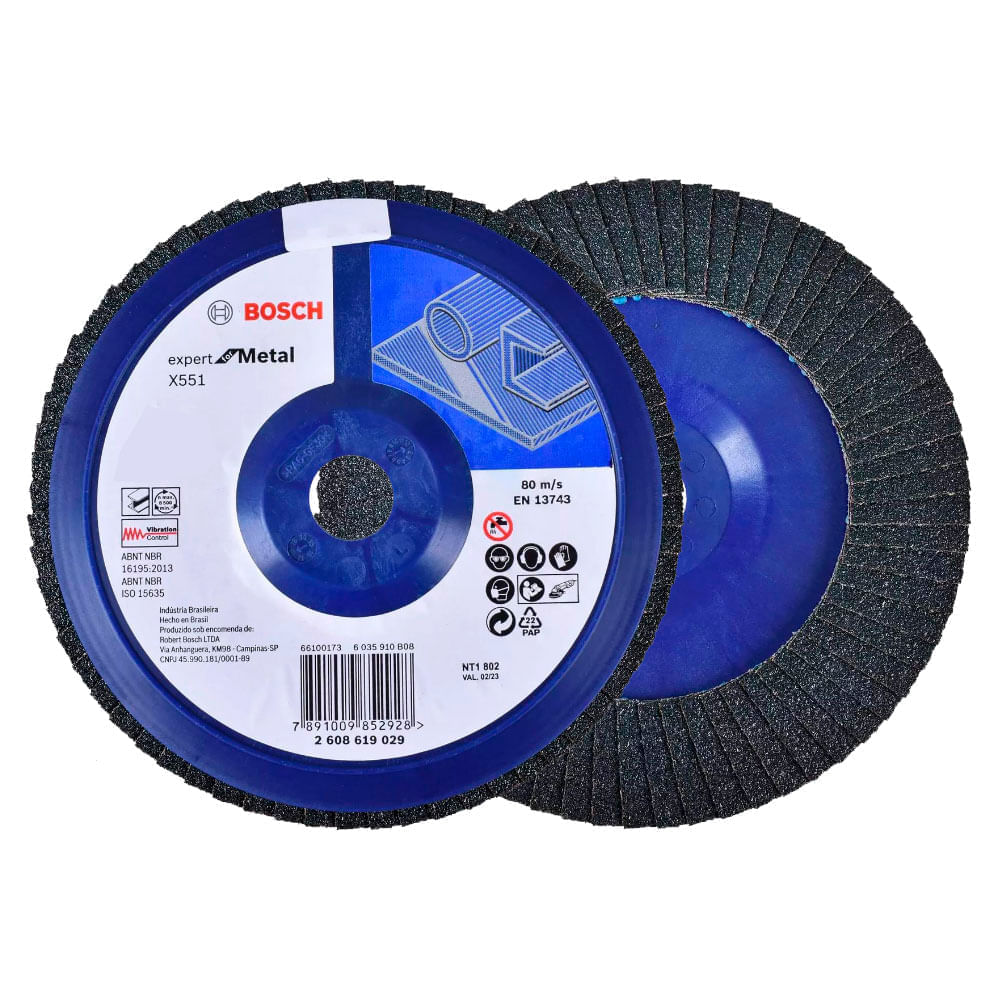 Disco Lixa Flap-Disc 7" Bosch Expert for Metal