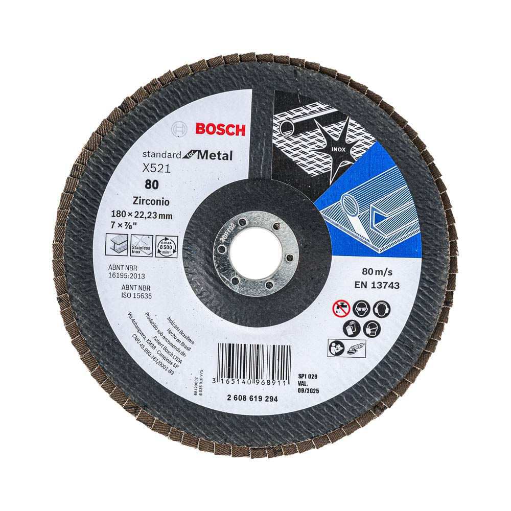 Disco Lixa Flap-Disc 7" Bosch Standard for Metal