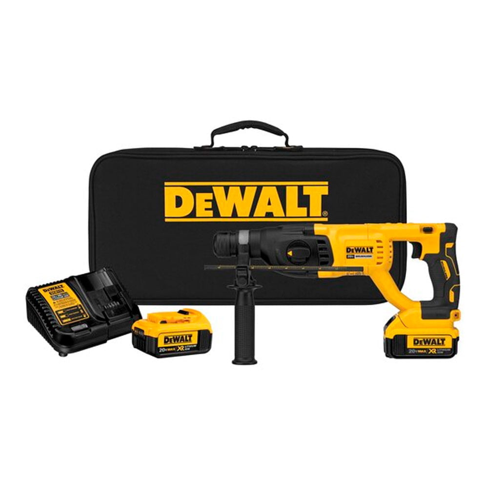 Martelete Perfurador/Rompedor Dewalt SDS Plus 1'' (26 mm) 20V 4,0AH DCH133M2-BR