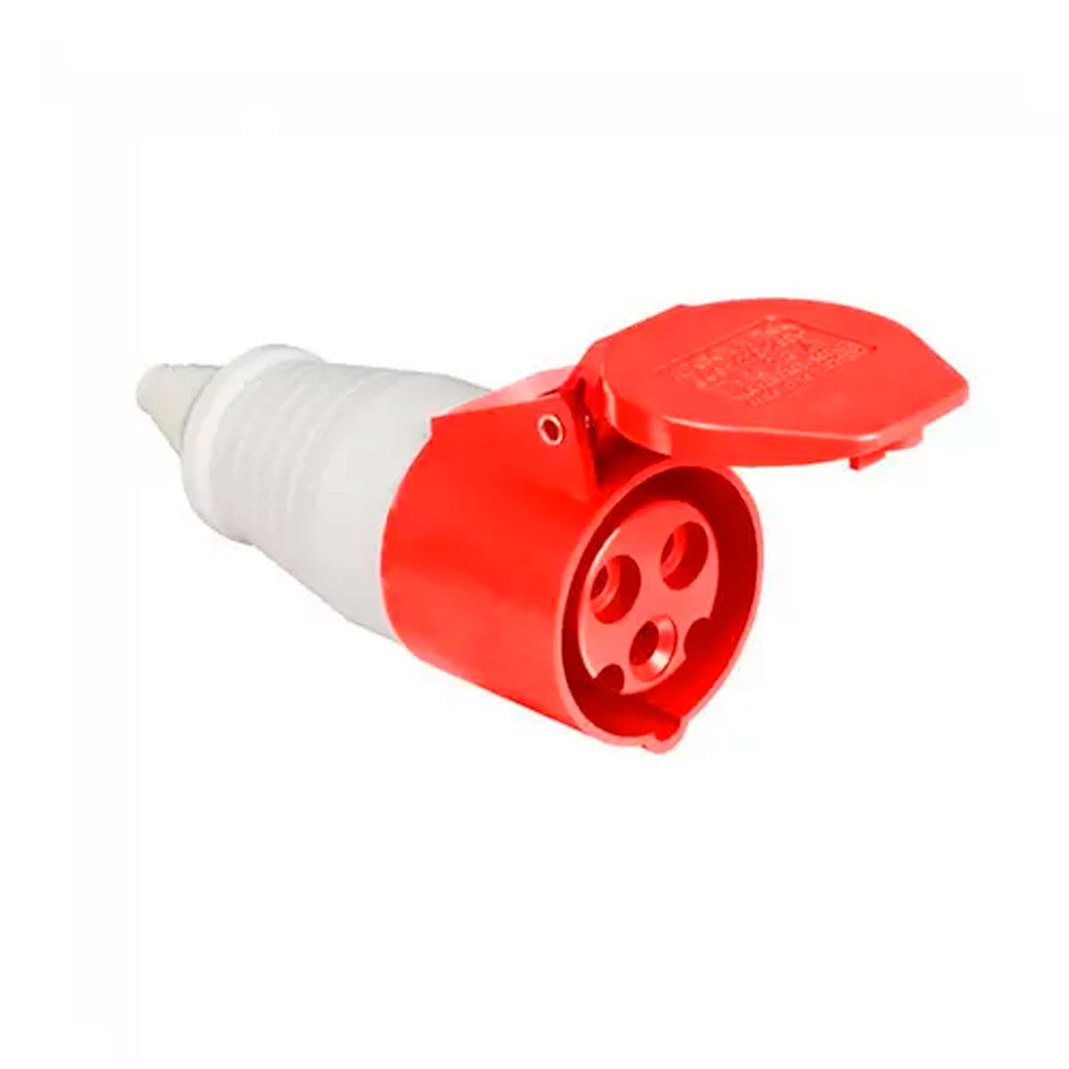 Conector Industrial 16A Vermelho 3 Polos Weg