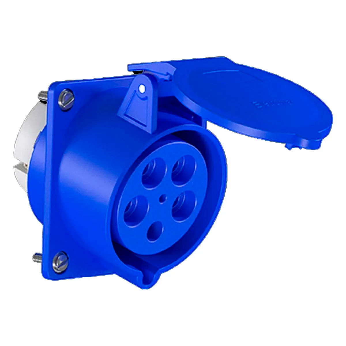 Tomada Industrial Embutir 32A Azul 5 Polos Weg