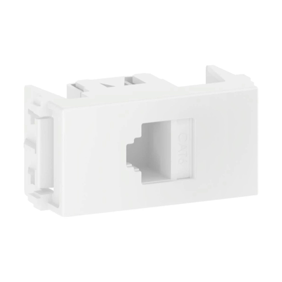 Módulo Tomada RJ45 CAT 6 Refinatto Weg Branco