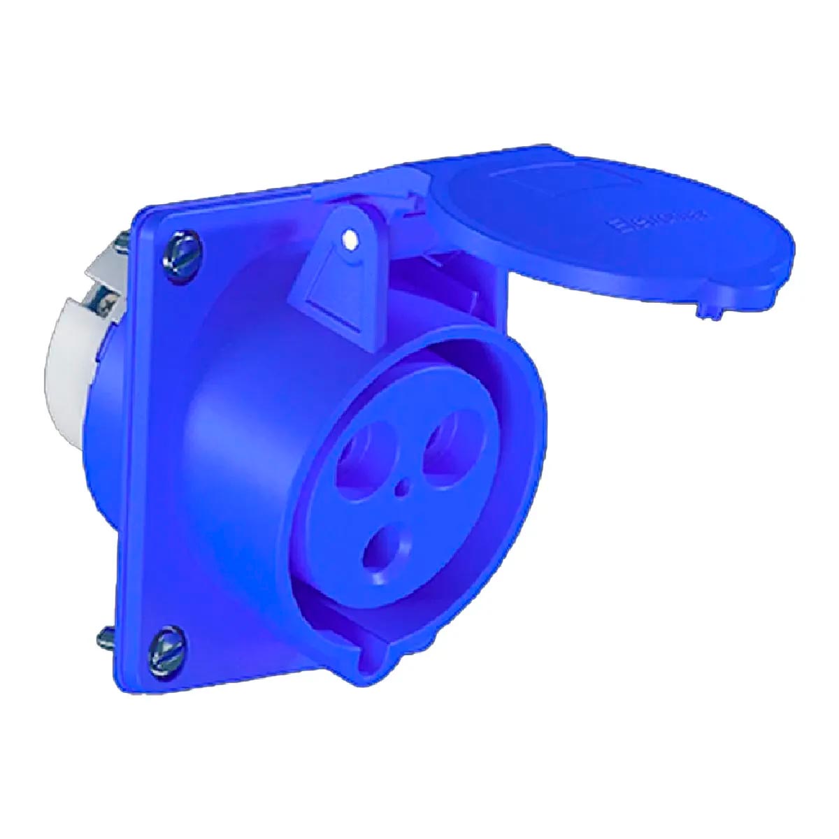 Tomada Industrial Embutir 16A Azul 3 Polos Weg