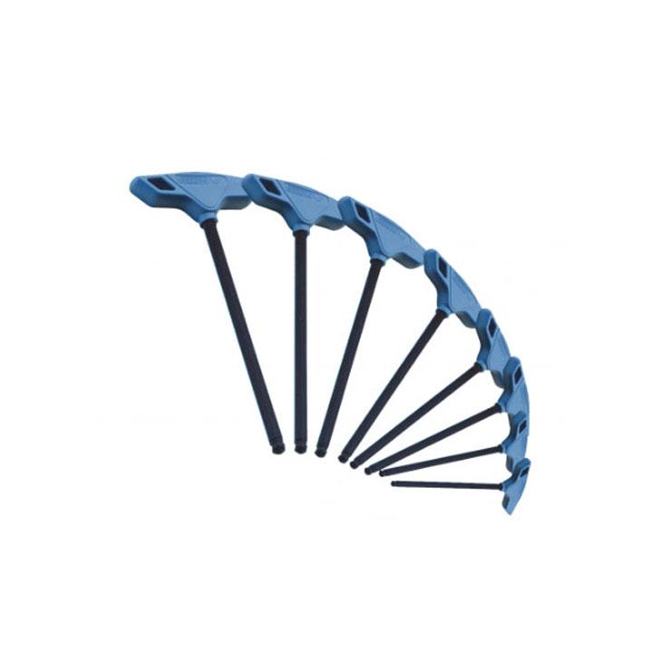 Jogo Chave Allen Abaulada Gedore 012.585 2 x 10mm Cabo Tipo "T" 8 Pçs