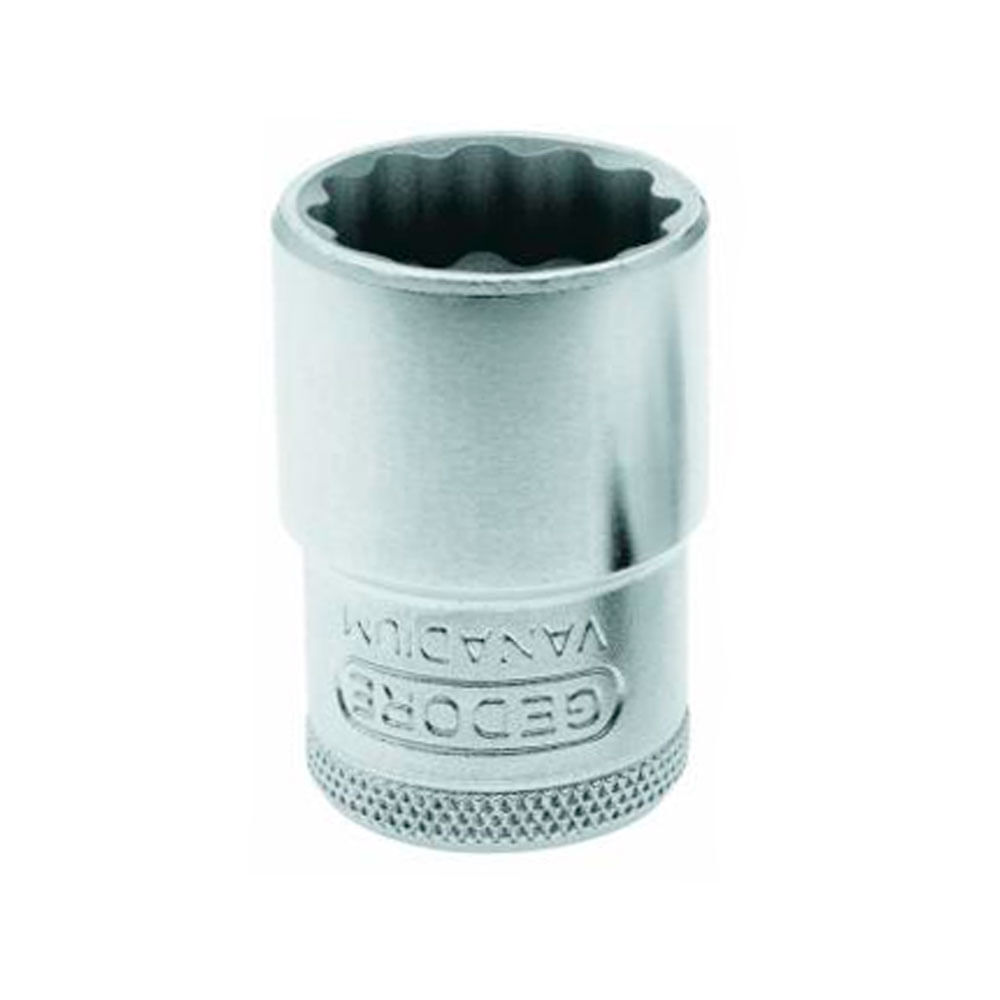 Soquete Estriado Gedore 015.166 Encaixe 1/2" X 1.1/8"
