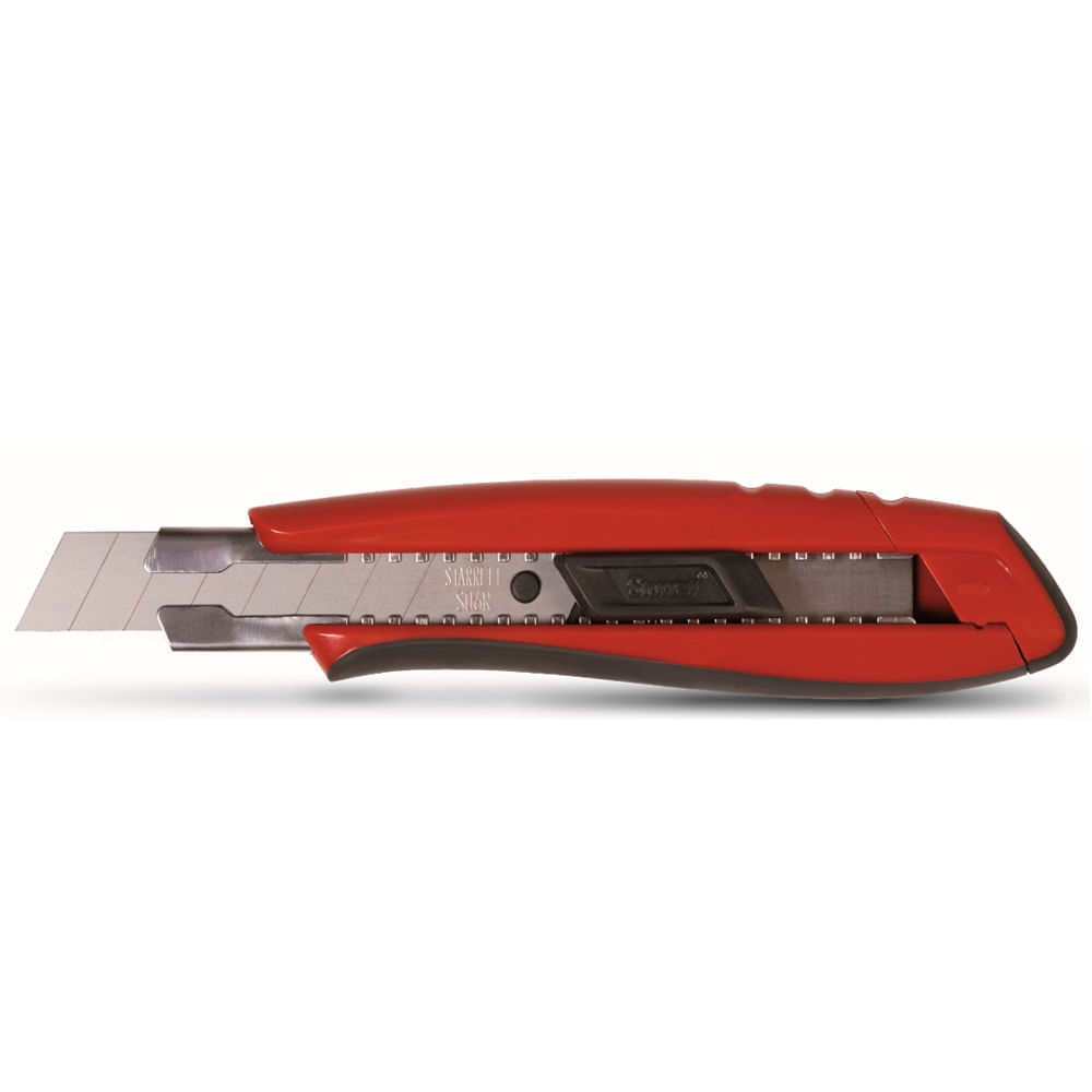 Estilete 18mm Starrett KUX025-S com Guia Aço