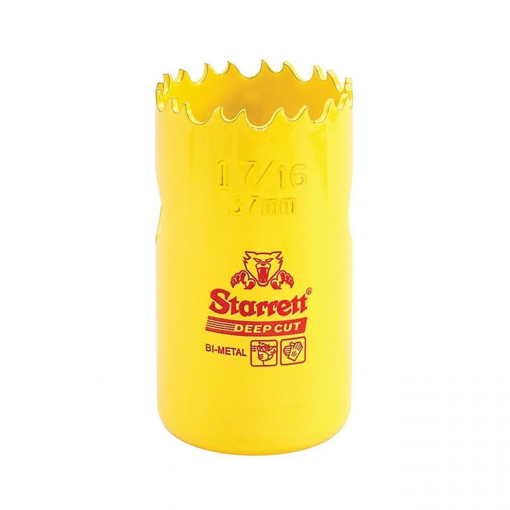 Serra Copo 37mm 1.7/16" Starrett Deep Cut