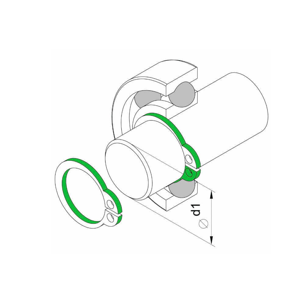 Alicate para Anéis Externo Reto 5.1/2" Tramontina-PRO 44010/105