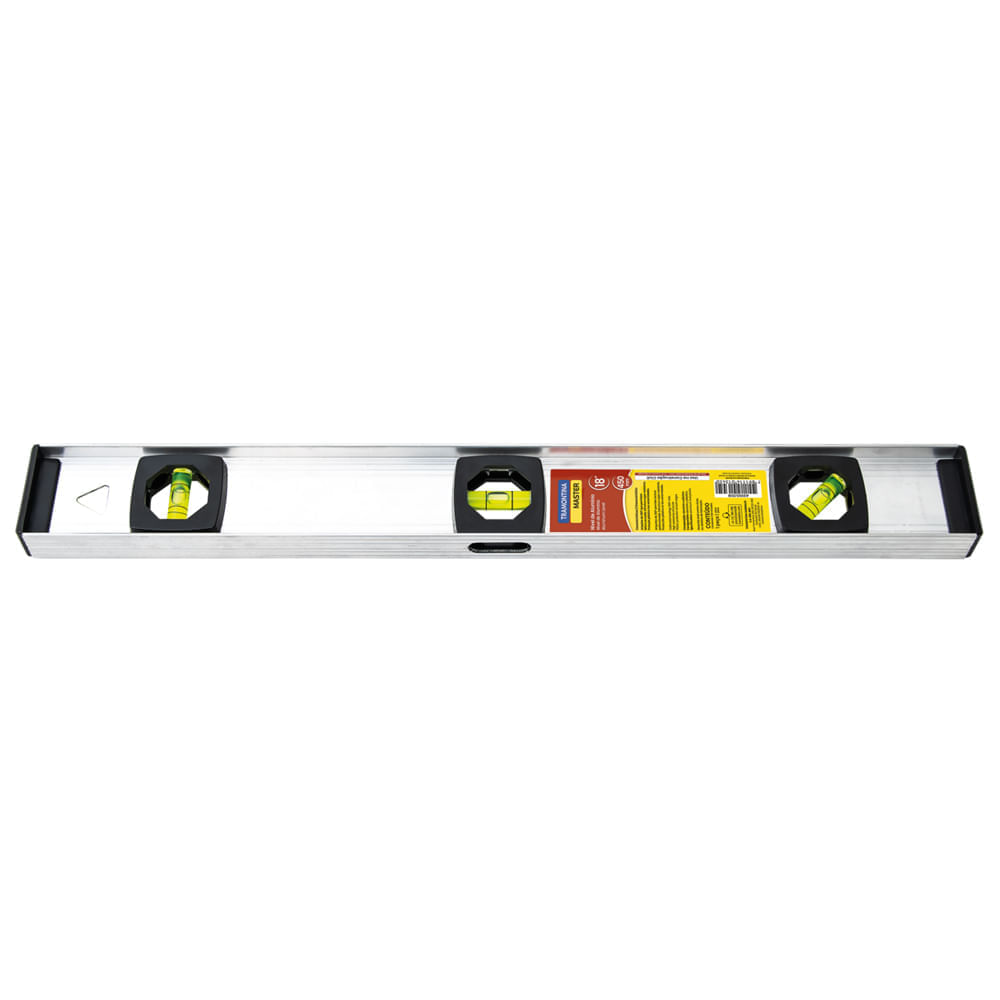 Nível de Alumínio 18" Tramontina 43100/018 com 3 Bolhas