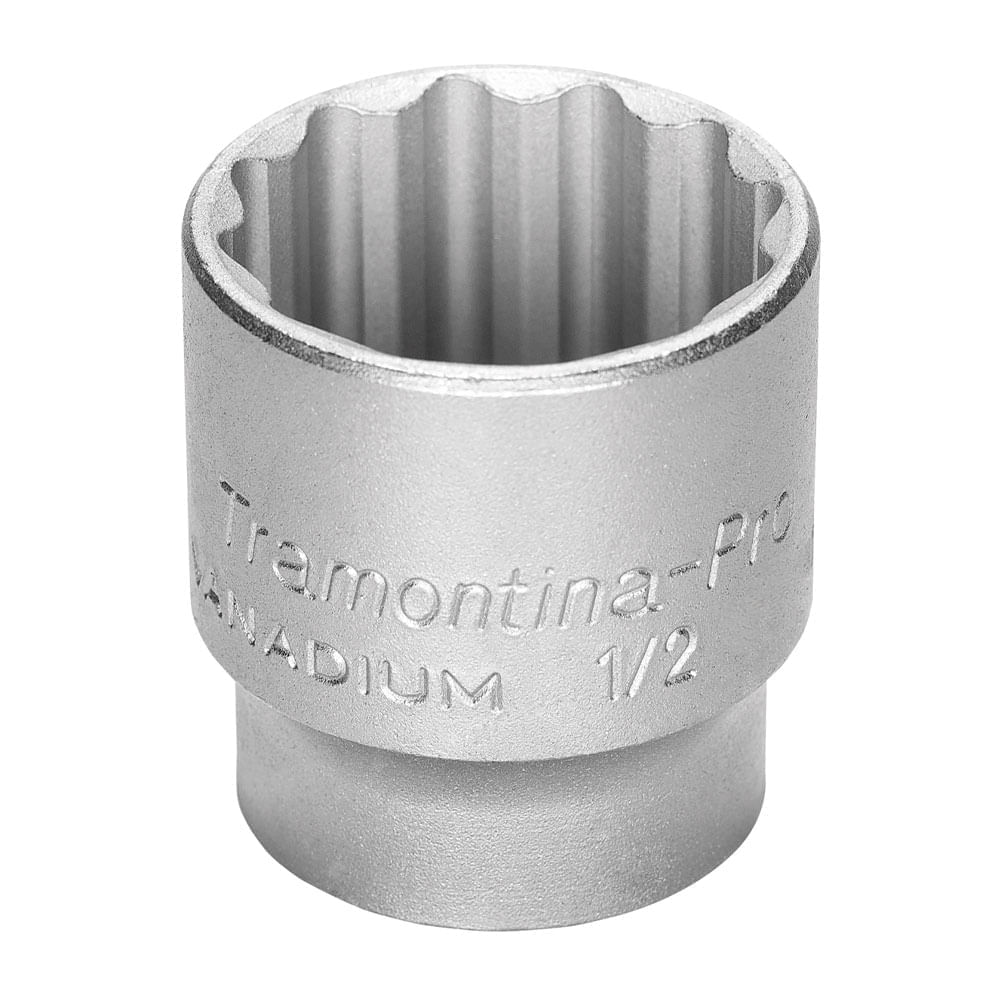 Soquete Estriado 1/2" X 22mm Tramontina 44833122
