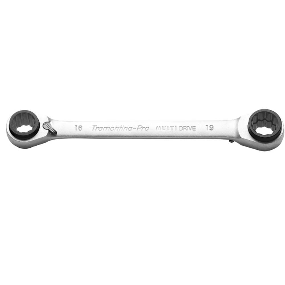 Chave estrela catraca 4 bocas 16 a 19mm Tramontina-PRO 44637/105