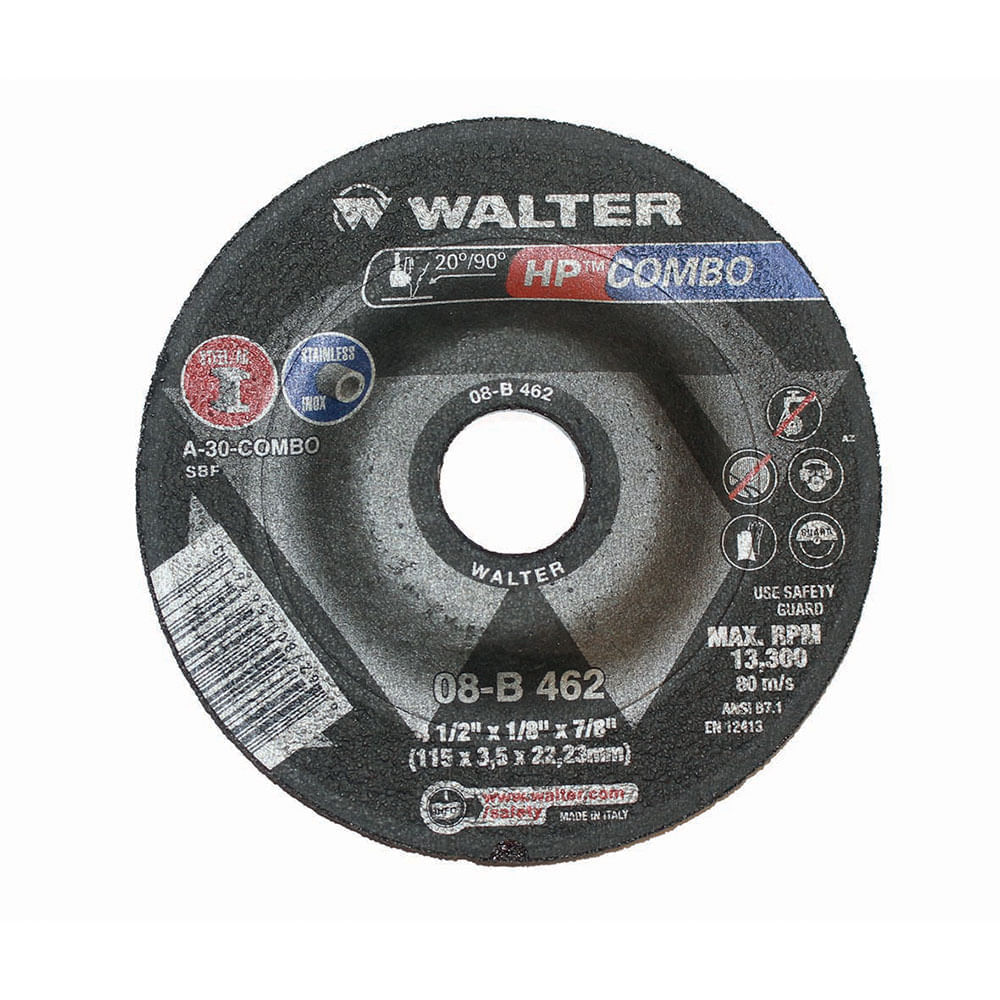 Disco de Corte e Desbaste Walter HP Combo 9" X 3,2 X 7/8"