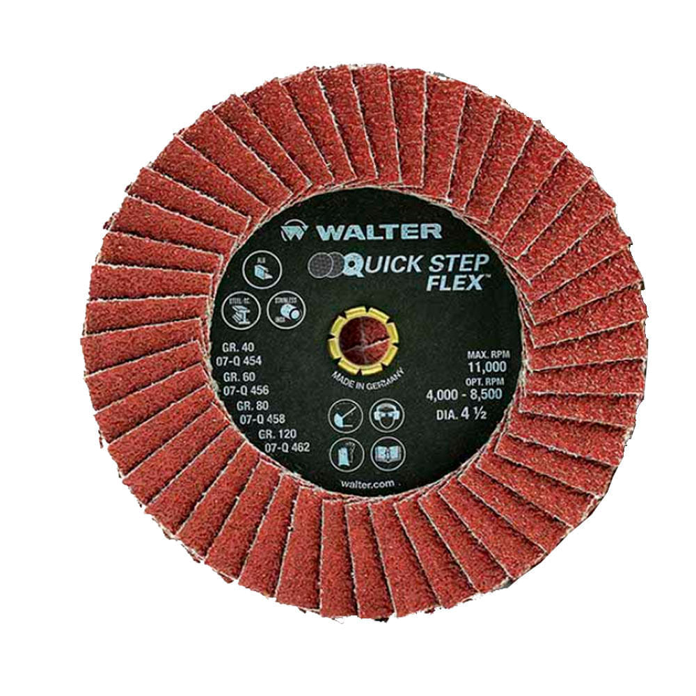 Disco Lixa Walter 4.1/2" Quick Step Flex 07Q456