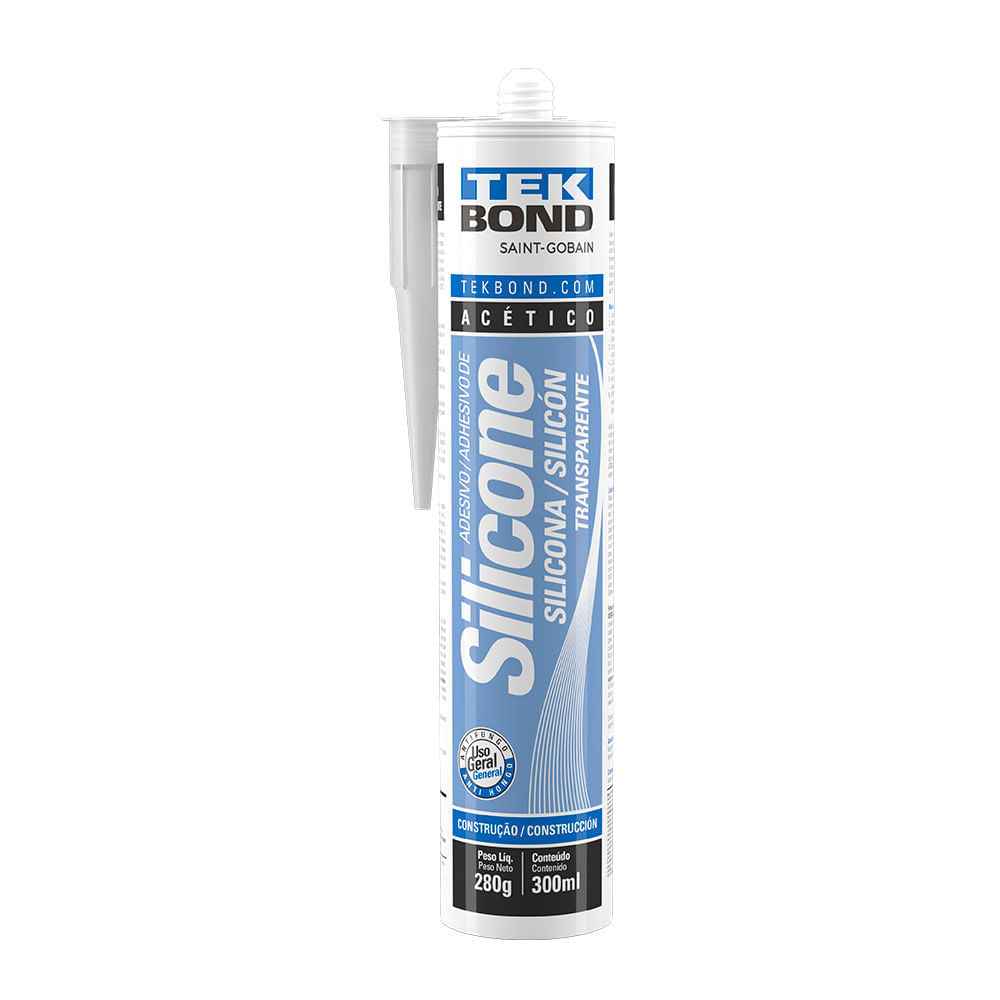 Silicone Acético Tekbond Cartucho 280g