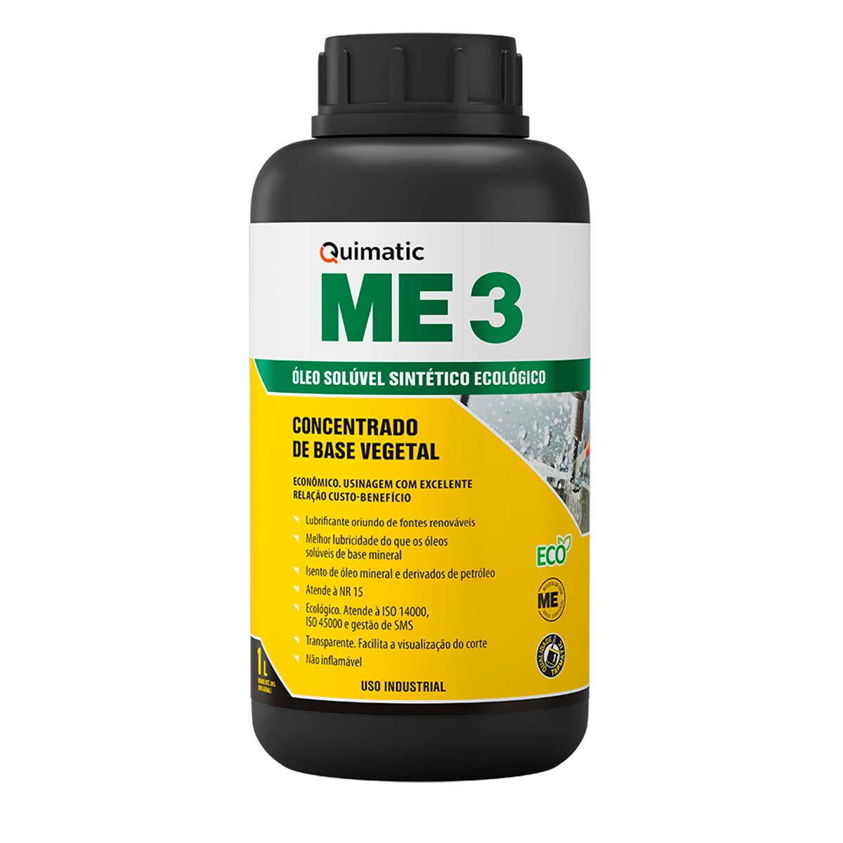 Óleo Solúvel Sintético Vegetal ME3 AN1 Quimatic Tapmatic 1 L