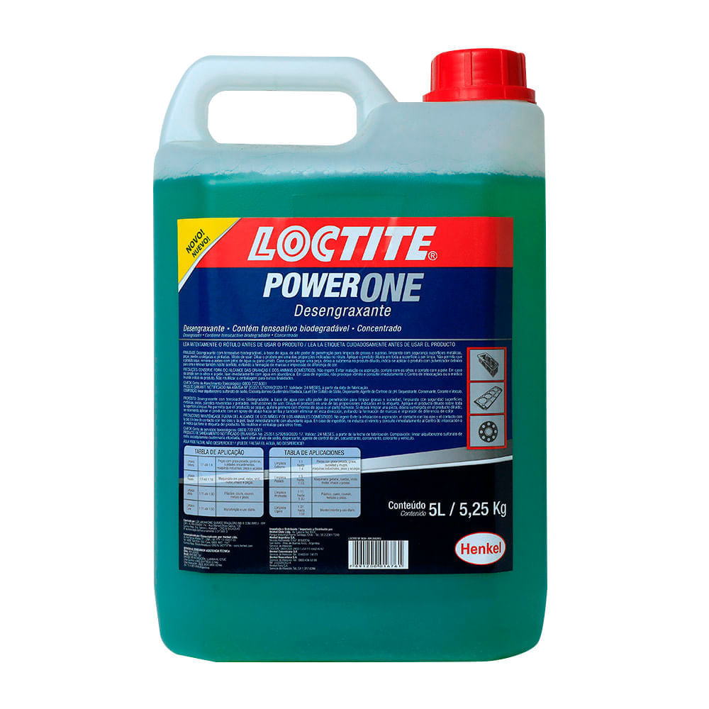 Desengraxante Biodegradável Loctite SF 7839 Power One 5L