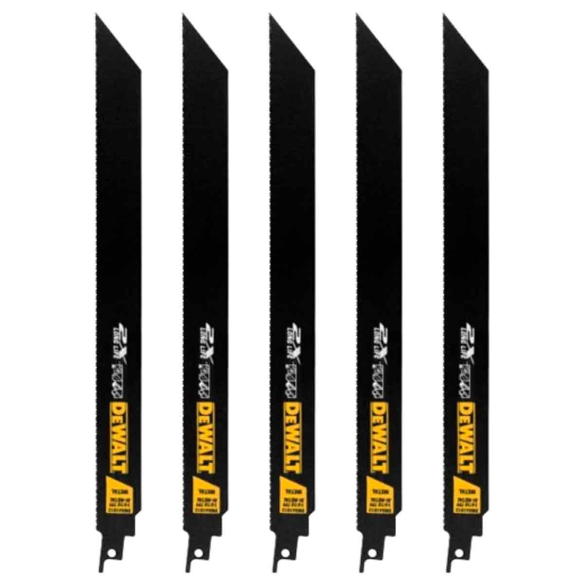 Lâmina Serra Sabre 12" com 5 Unidades Dewalt