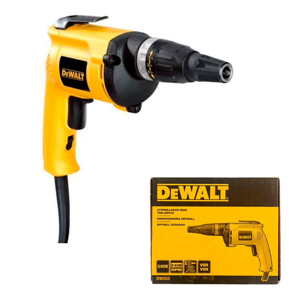 Parafusadeira 1/4" Dewalt DW255-B2 540W encaixe sextavado