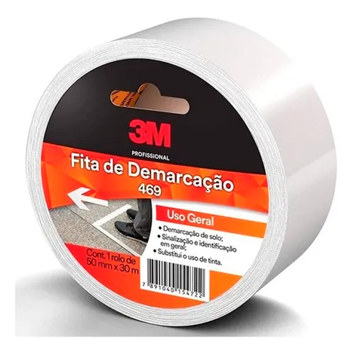 Fita Demarcação Branca 469 3M