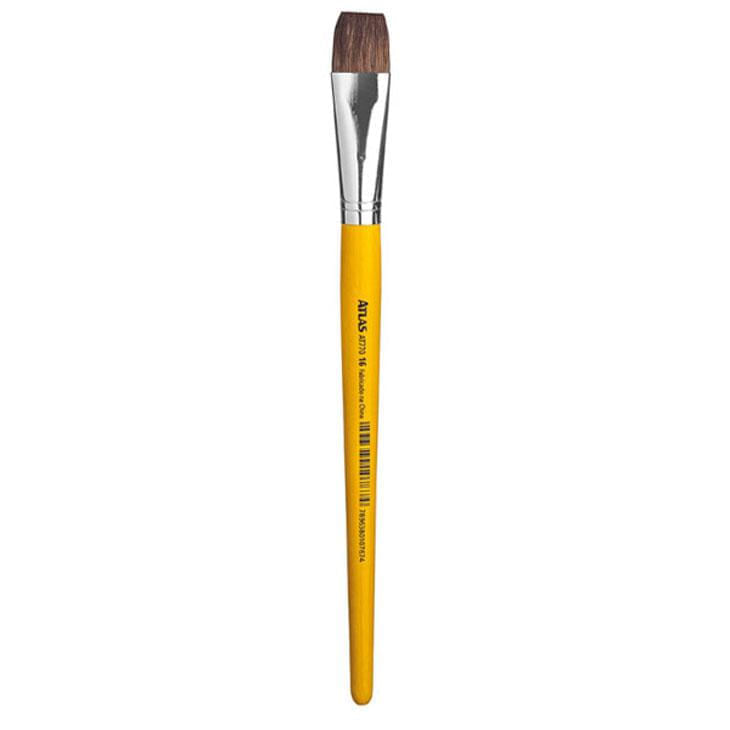 Pincel Achatado Atlas 770/10 10" Escolar