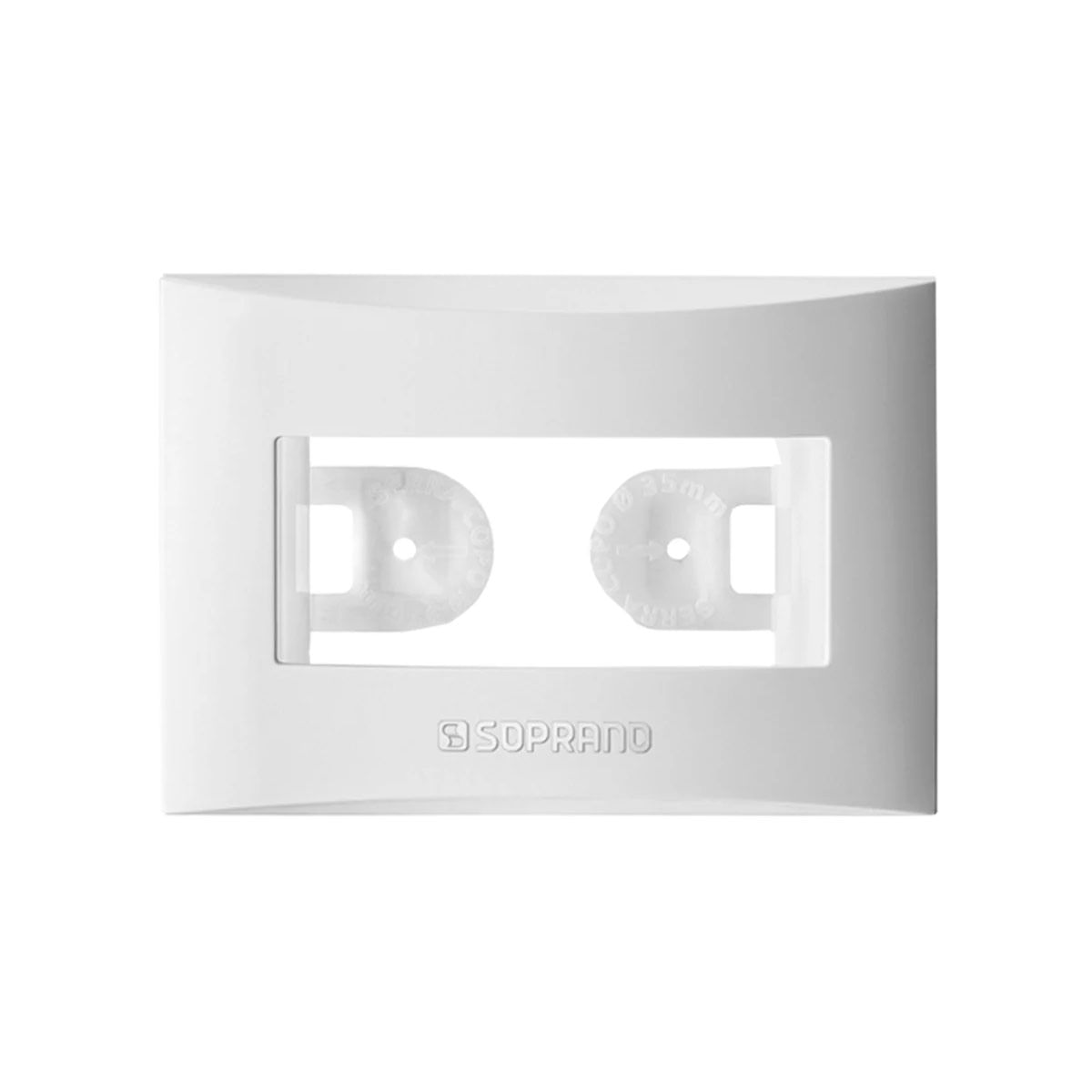 Placa com Suporte para Móveis Brava Soprano Branco