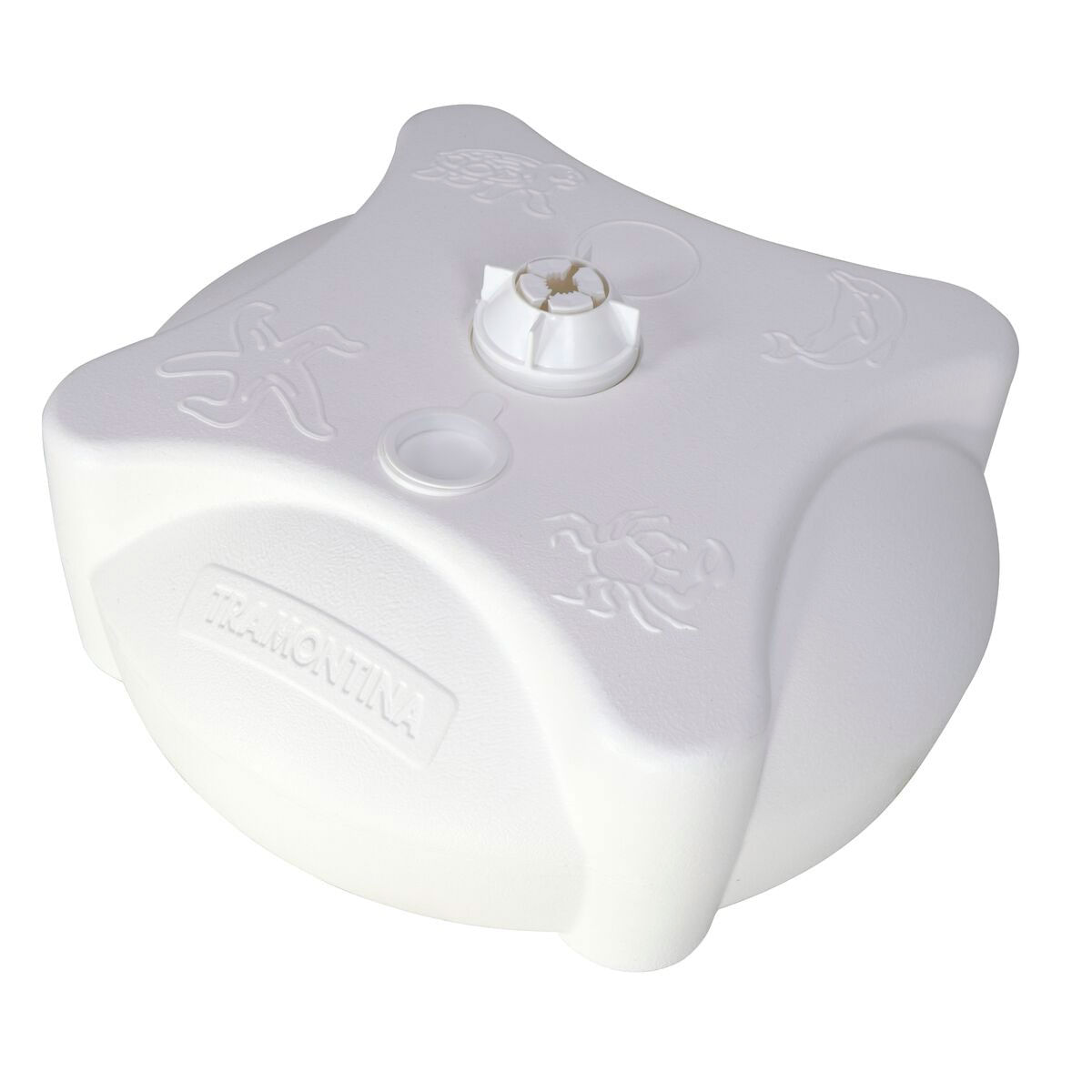 Base para Guarda-Sol Plástico Tramontina Basic Branco